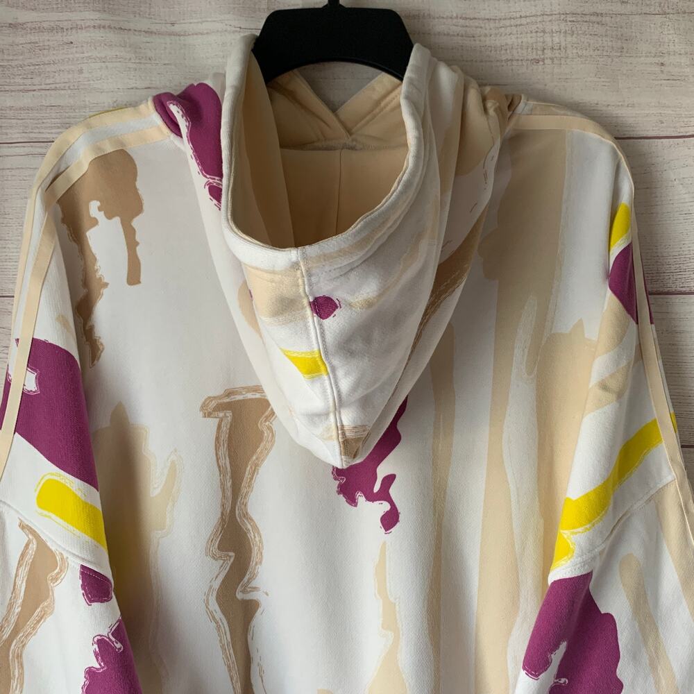 Adidas Originals x Thebe Magugu Cropped Hoodie Sweatshirt - Picture 8 of 16